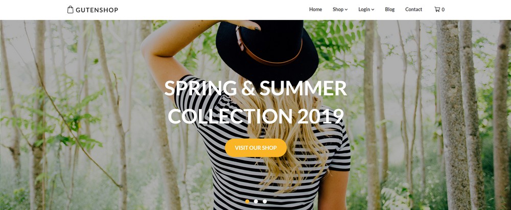 40 Best Free WordPress eCommerce Themes – Online Stores Made Easy! GutenShop shopping theme