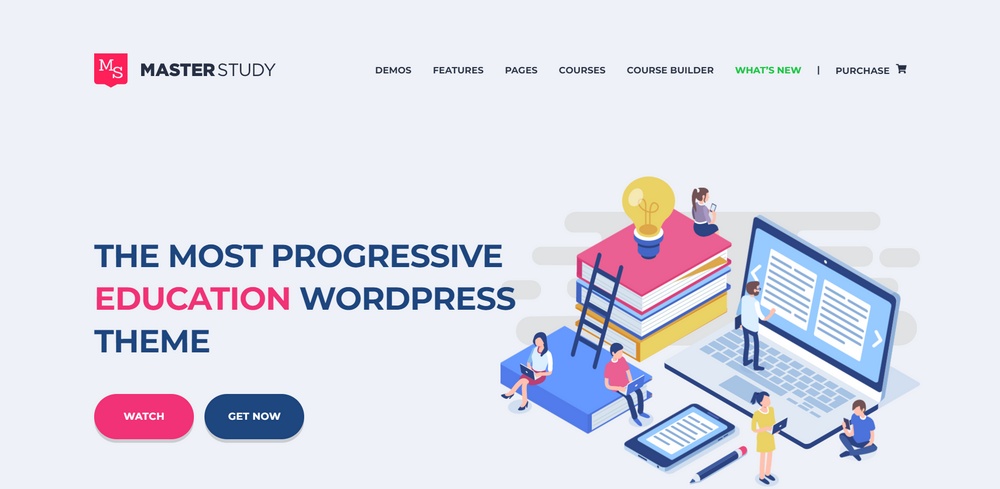15 Best WordPress LMS Themes for Elearning Websites (Free and Paid Options) masterstudy theme demo