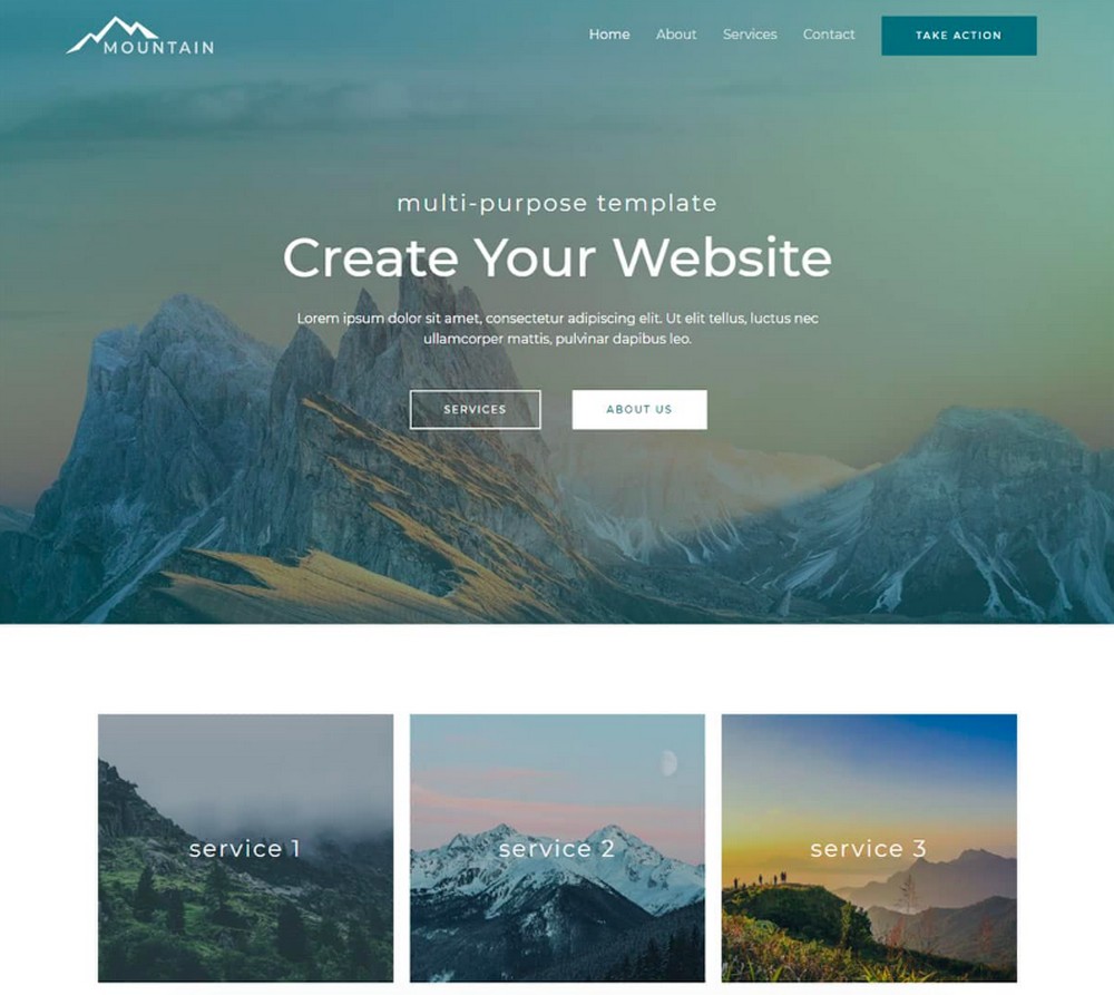 The Best 28 WordPress Nature Themes for Lovers of the Outdoors Mountain, Astra Nature Starter Template