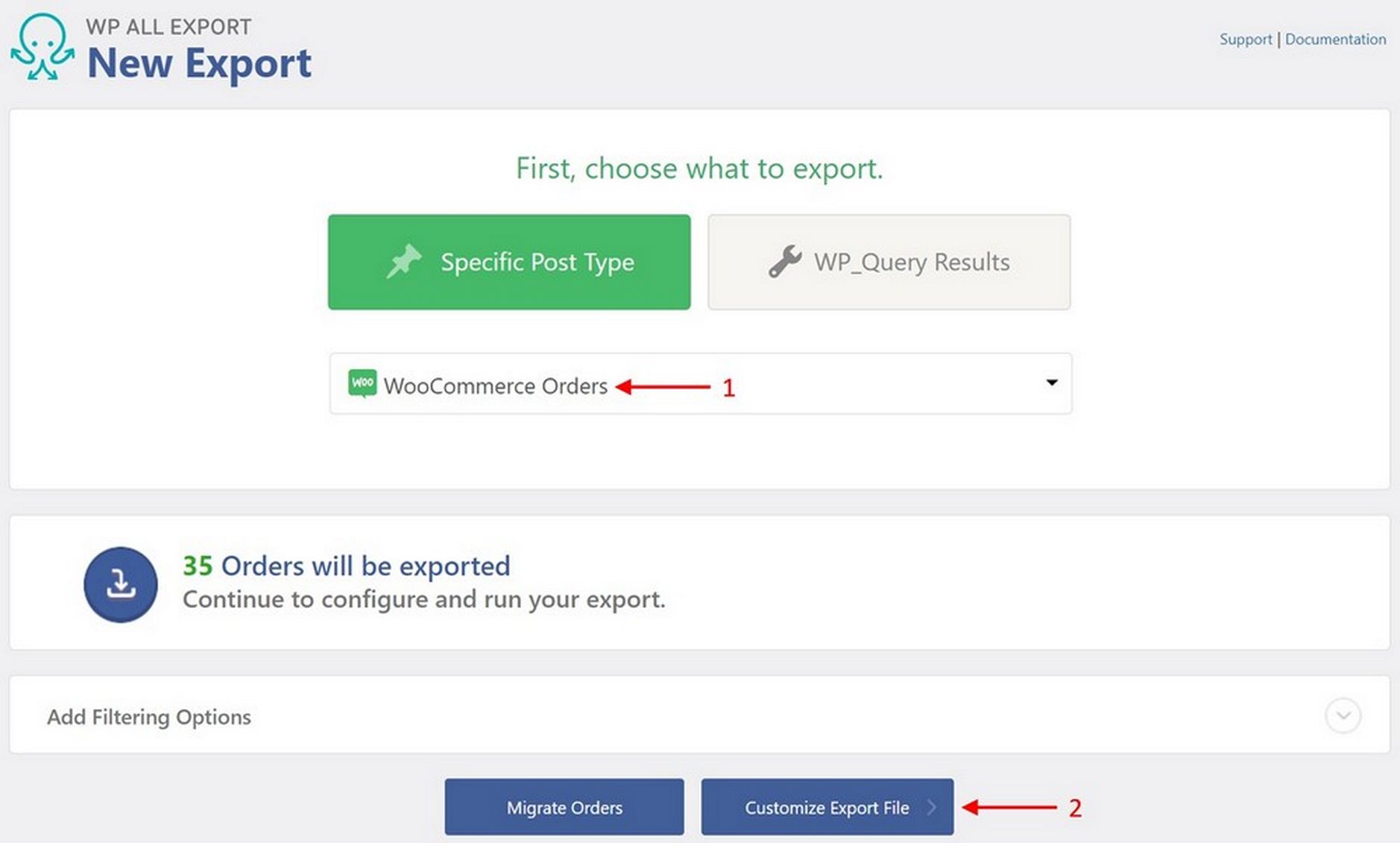 Exporting WooCommerce Orders: A Comprehensive Guide for Store Owners new order export screen