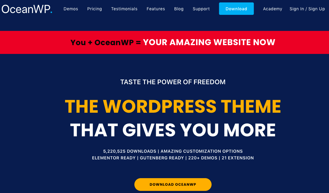 The Best 28 WordPress Nature Themes for Lovers of the Outdoors OceanWP Nature WordPress Theme