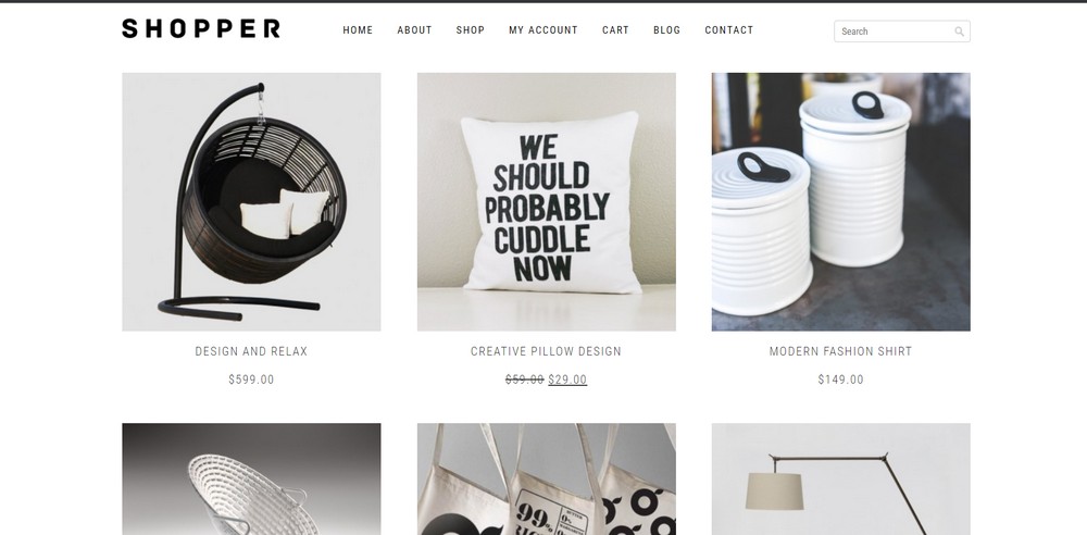 40 Best Free WordPress eCommerce Themes – Online Stores Made Easy! Shopper theme for WordPress
