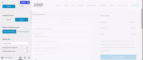 Improvements on the CheckOut page(Astra 3.9.0) Modern checkout layout