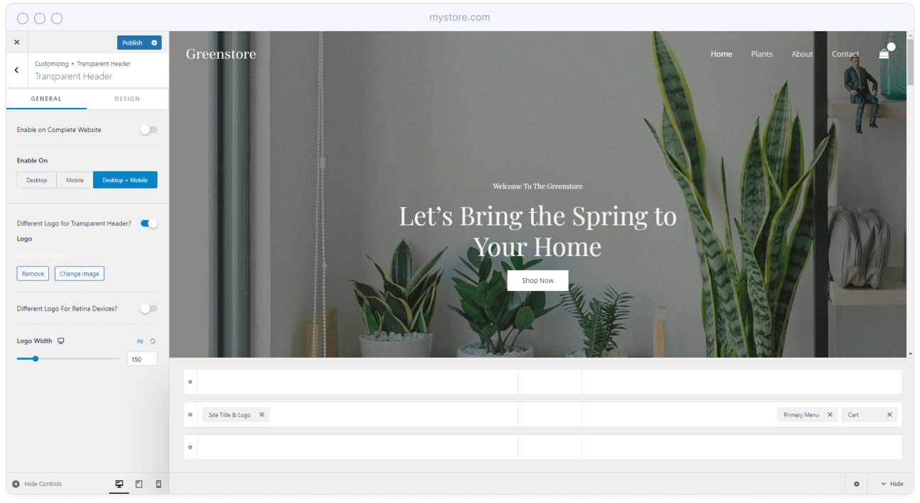 Introducing Astra 3.9: Create the Ultimate Shopping Experience Astra 3.9 header footer builder layout update