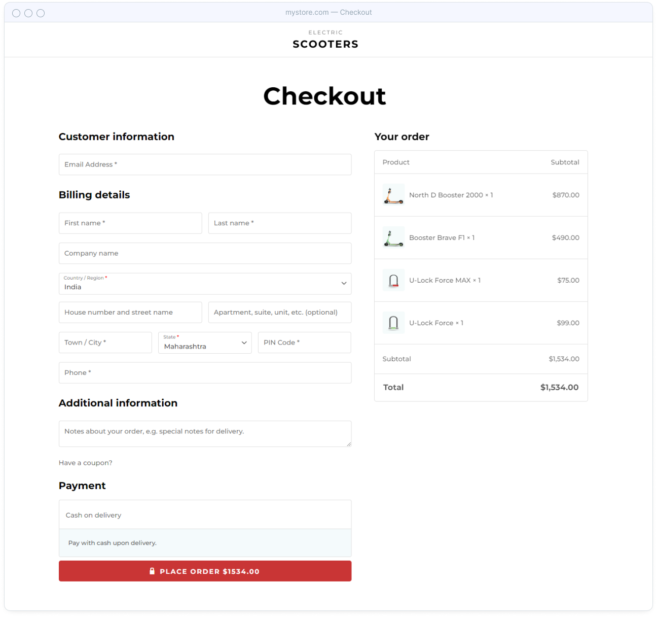 Introducing Astra 3.9: Create the Ultimate Shopping Experience Astra WooCommerce modern checkout example