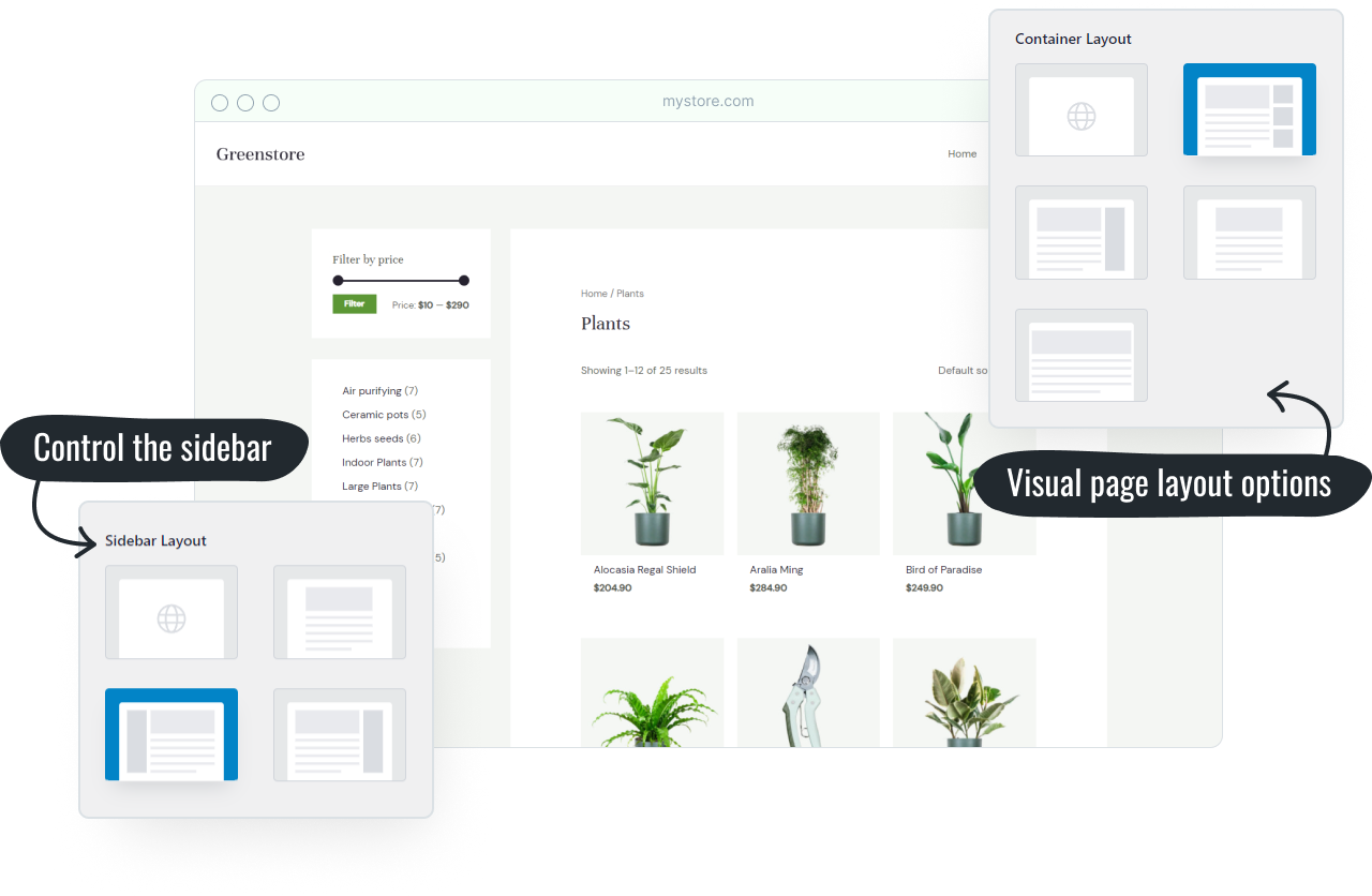 Introducing Astra 3.9: Create the Ultimate Shopping Experience Astra WooCommerce sidebar controls
