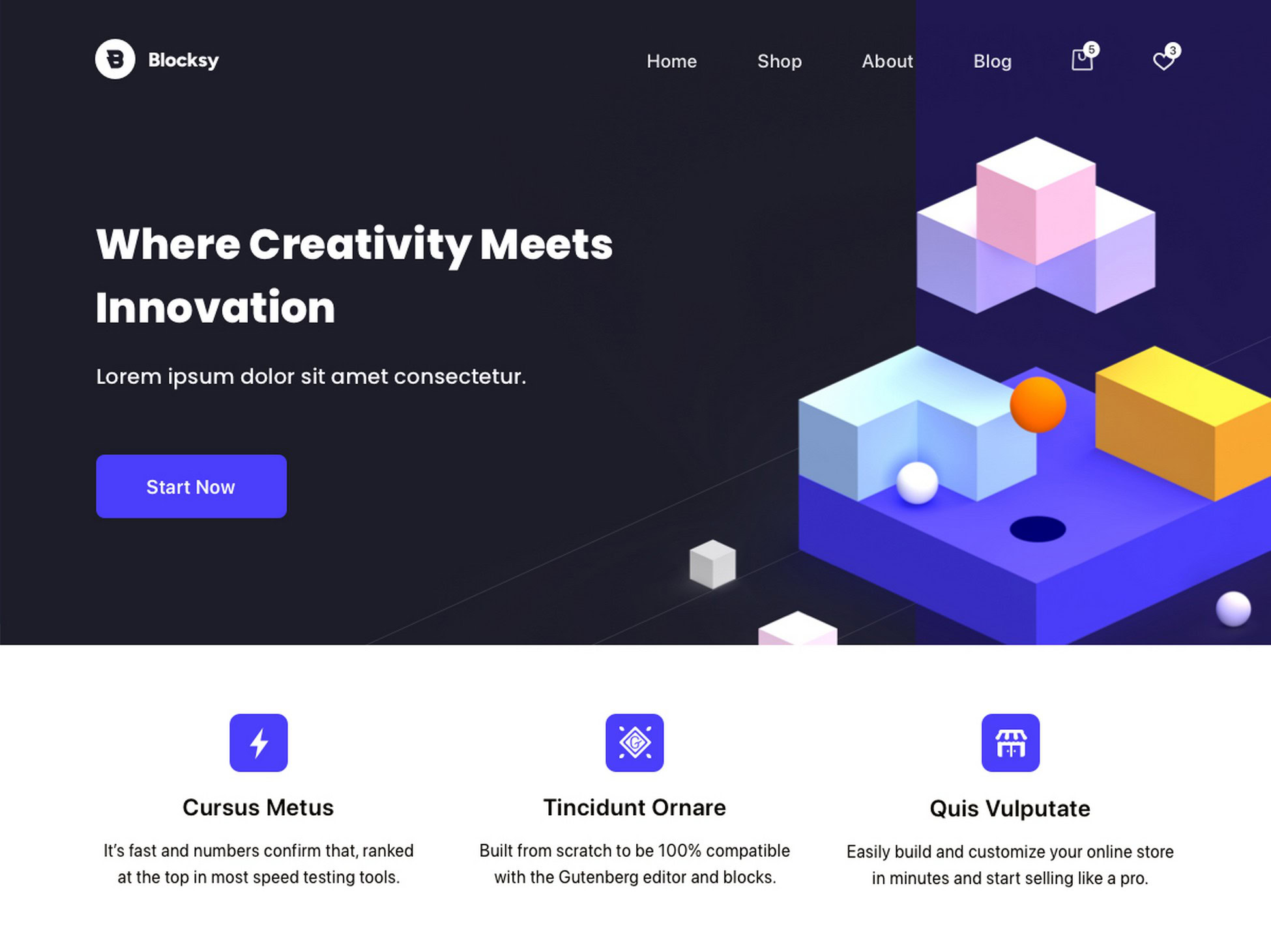 Elevate Your Brand: 28 Proven Digital Agency WordPress Themes blocksy theme template