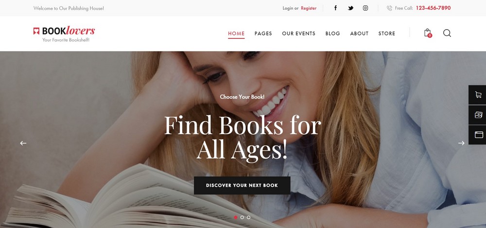 26 Best Bookstore WordPress Themes for Selling Books booklovers best wordpress books themes