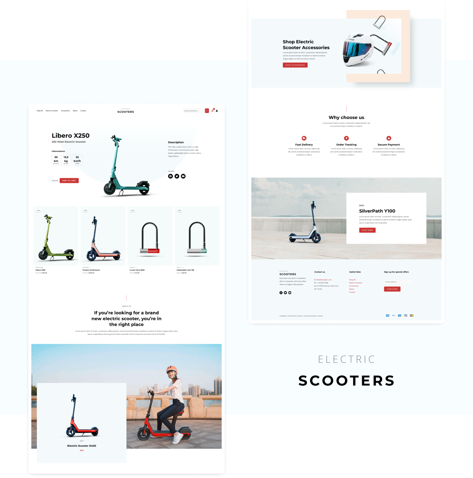 Introducing Astra 3.9: Create the Ultimate Shopping Experience Electric Scooters new eCommerce template