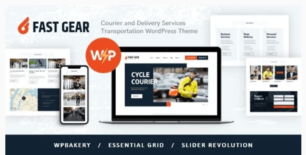 The 23 Best Logistics and Transport WordPress Themes (Free and Paid) Fast Gear theme