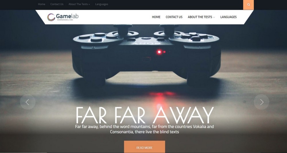 25 Best WordPress Gaming Themes - Free and Premium Options GameLab WordPress theme