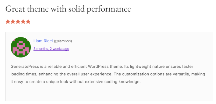 Elevate Your Brand: 28 Proven Digital Agency WordPress Themes GeneratePress review