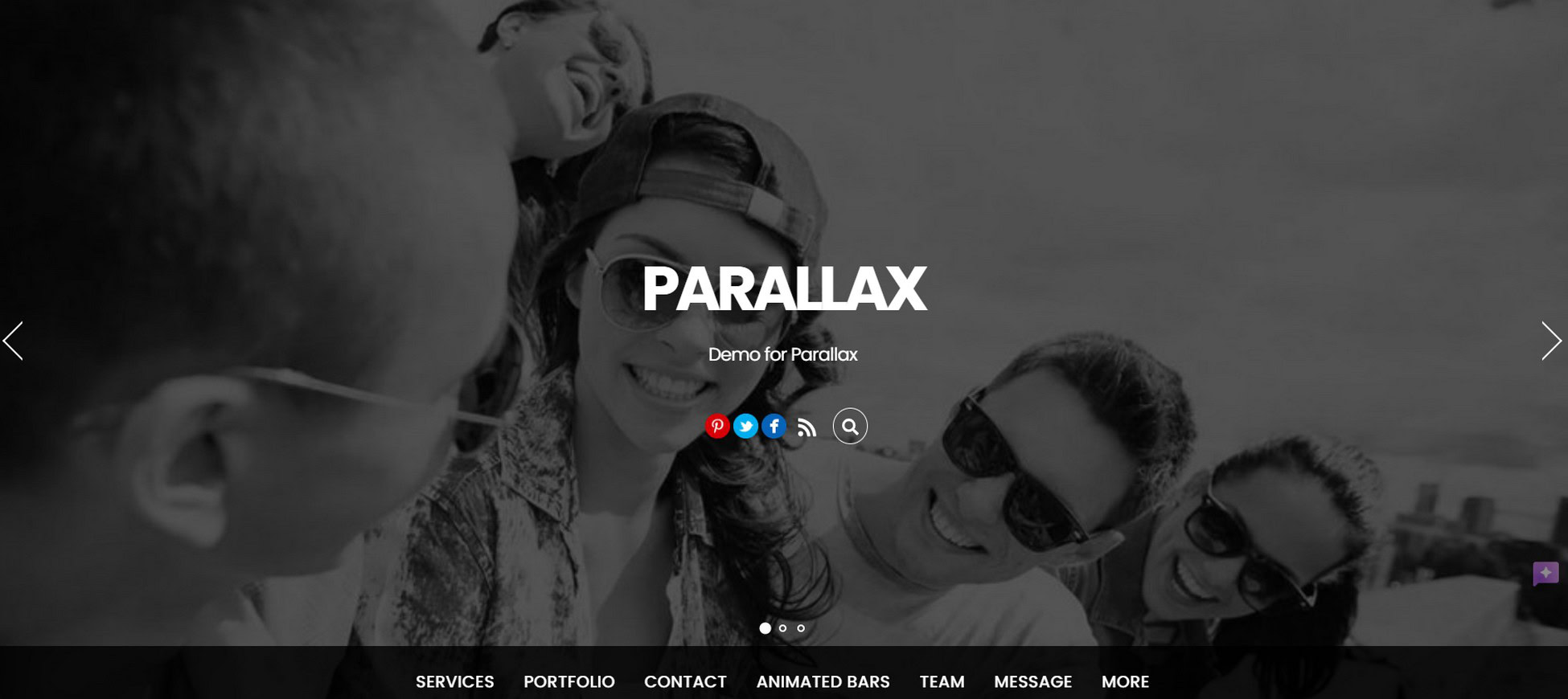 Elevate Your Brand: 28 Proven Digital Agency WordPress Themes parallax theme screenshot