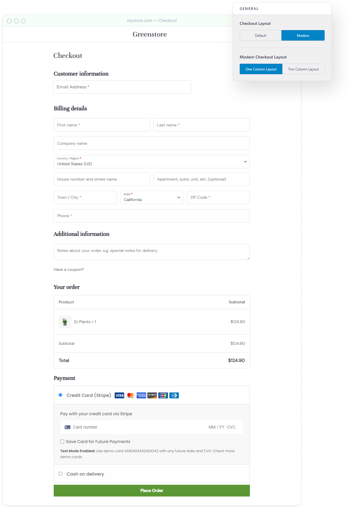 Introducing Astra 3.9: Create the Ultimate Shopping Experience Single column checkout