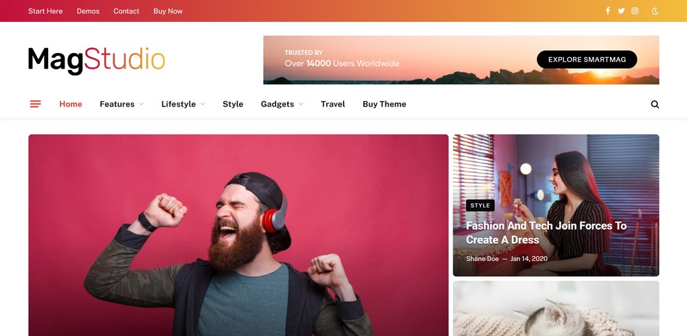 15 of the Best WordPress Newsletter Themes (Most Are Free) SmartMag newspaper demo template