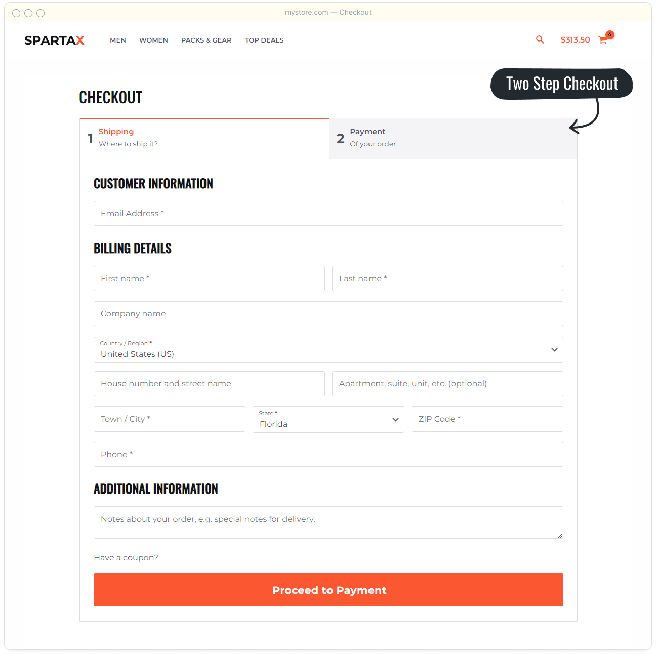 Introducing Astra 3.9: Create the Ultimate Shopping Experience Two step checkout