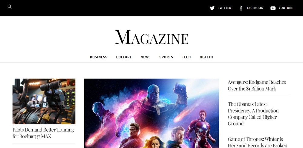 15 of the Best WordPress Newsletter Themes (Most Are Free) Ultra magazine pre built template demo