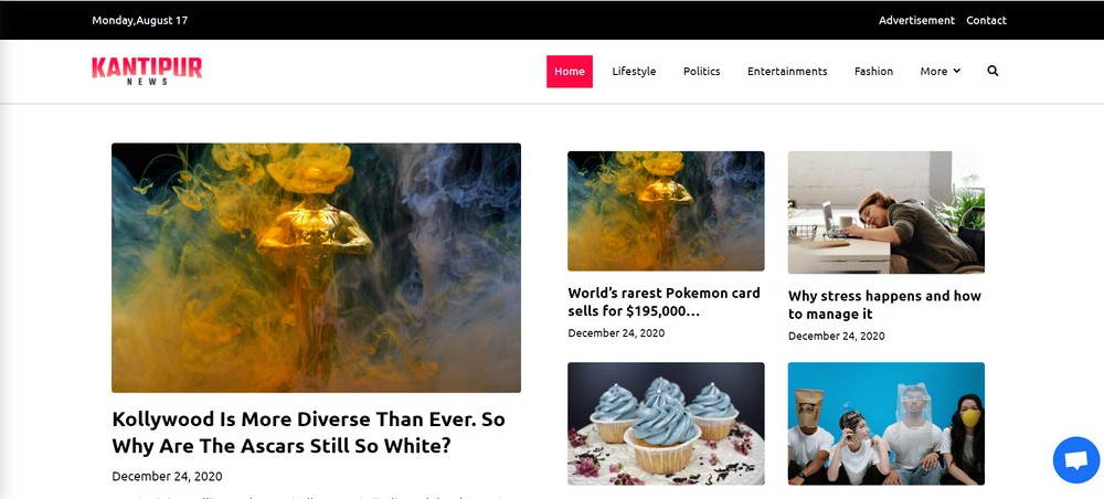15 of the Best WordPress Newsletter Themes (Most Are Free) Zakra newsletter website demo template
