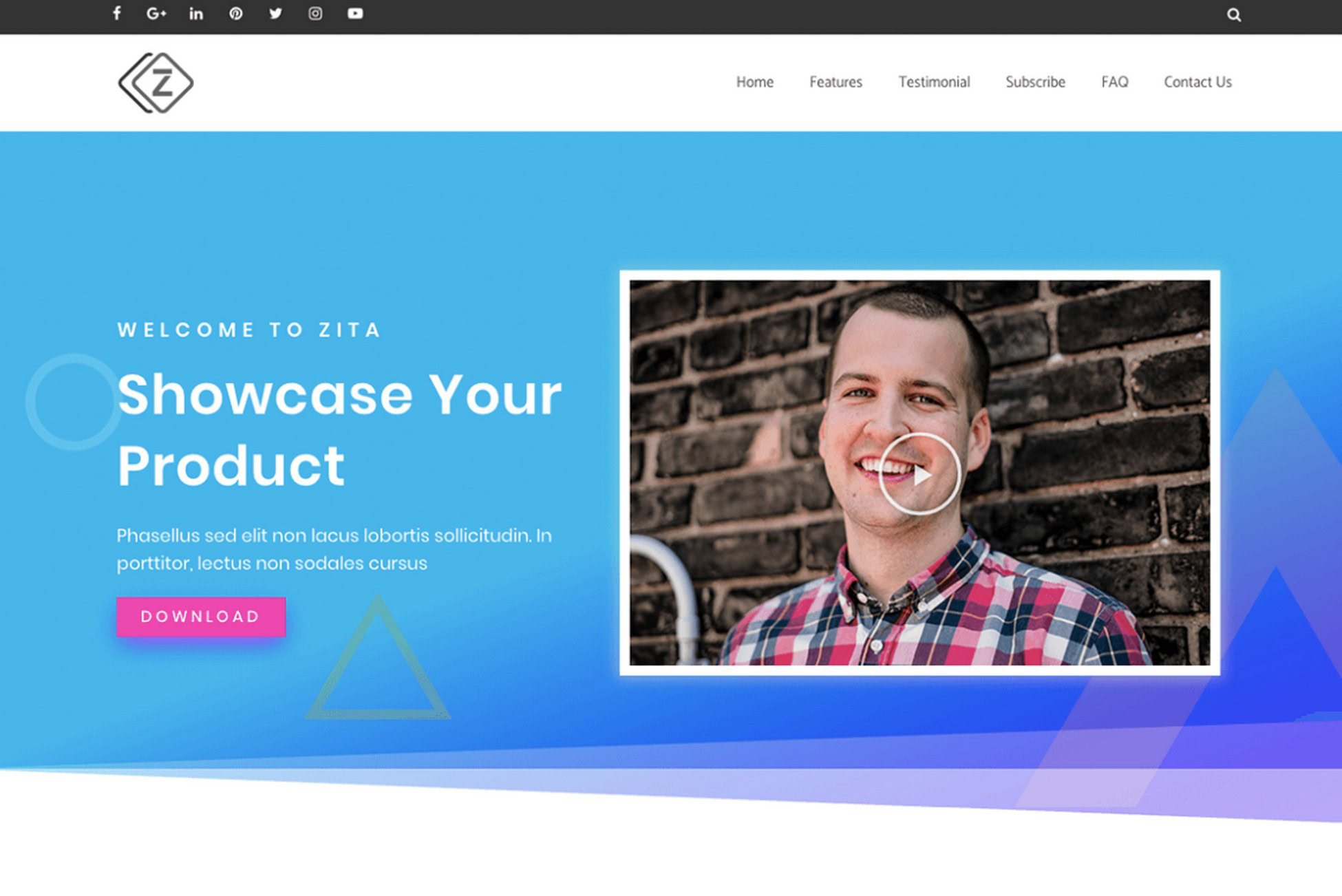 Elevate Your Brand: 28 Proven Digital Agency WordPress Themes zita screenshot
