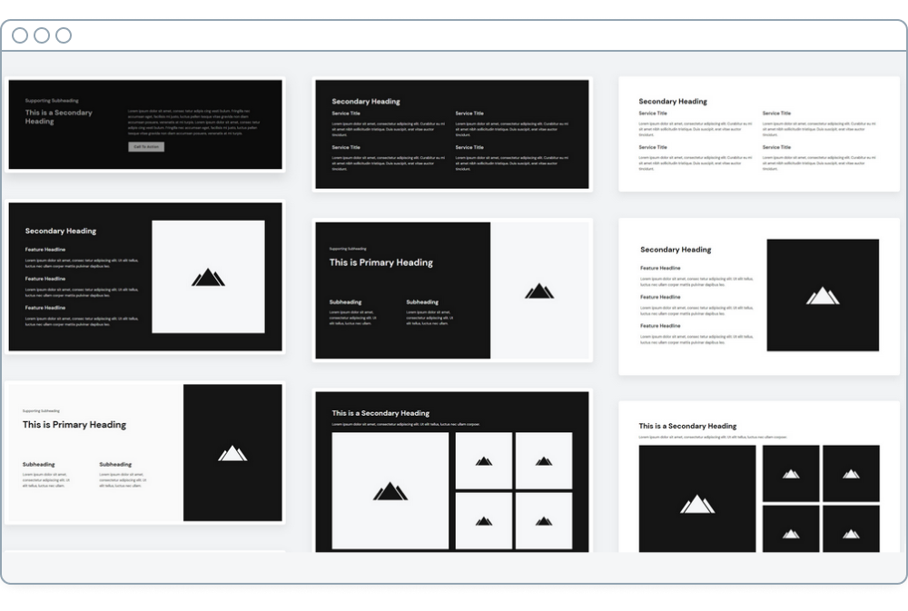 Announcing Spectra 2.0: The visual page builder for ultra fast websites Wireframes blocks with spectra