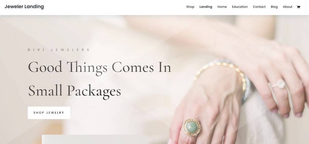 25 Best Jewelry WordPress Themes for Ecommerce Stores divi wordpress themes for jewelry sellers