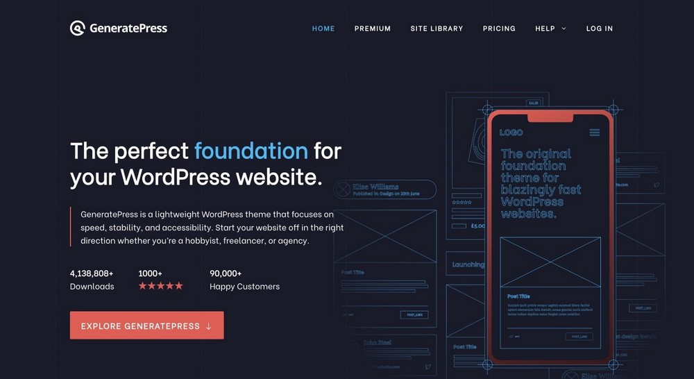 21 Most Customizable WordPress Themes: Hard To Believe Most Are Free GeneratePress theme