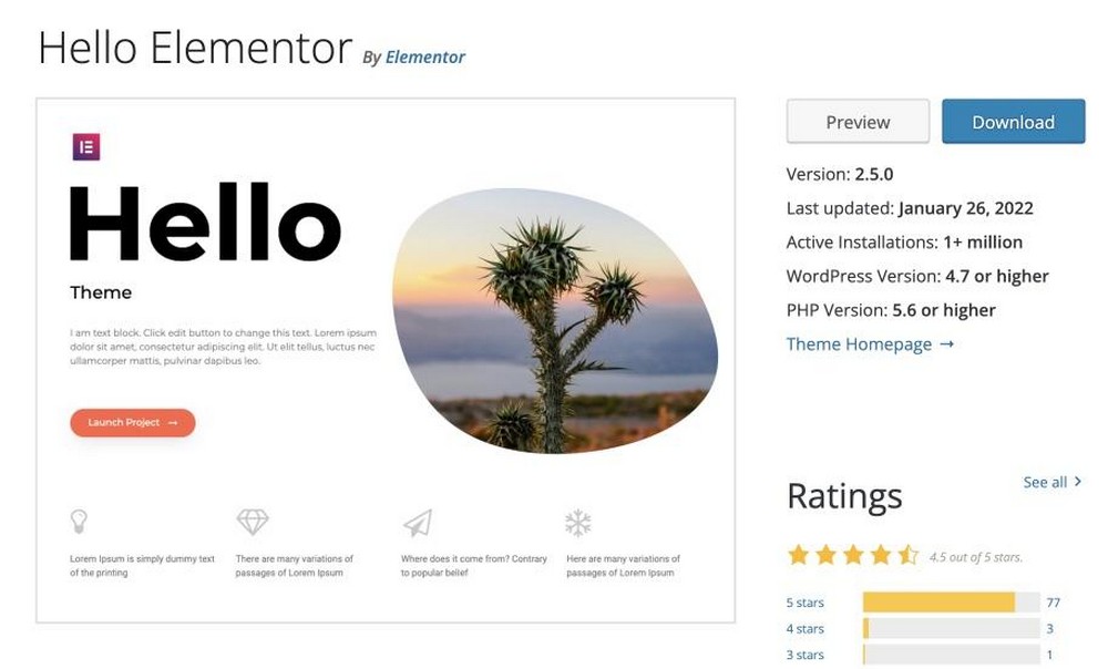 21 Most Customizable WordPress Themes: Hard To Believe Most Are Free Hello elementor theme