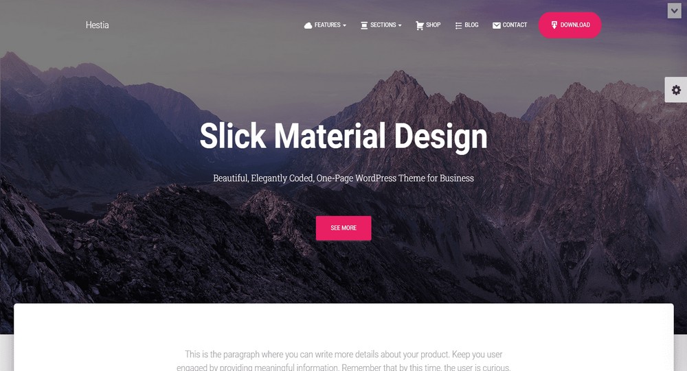 40 Best Free WordPress eCommerce Themes – Online Stores Made Easy! Hestia WordPress theme