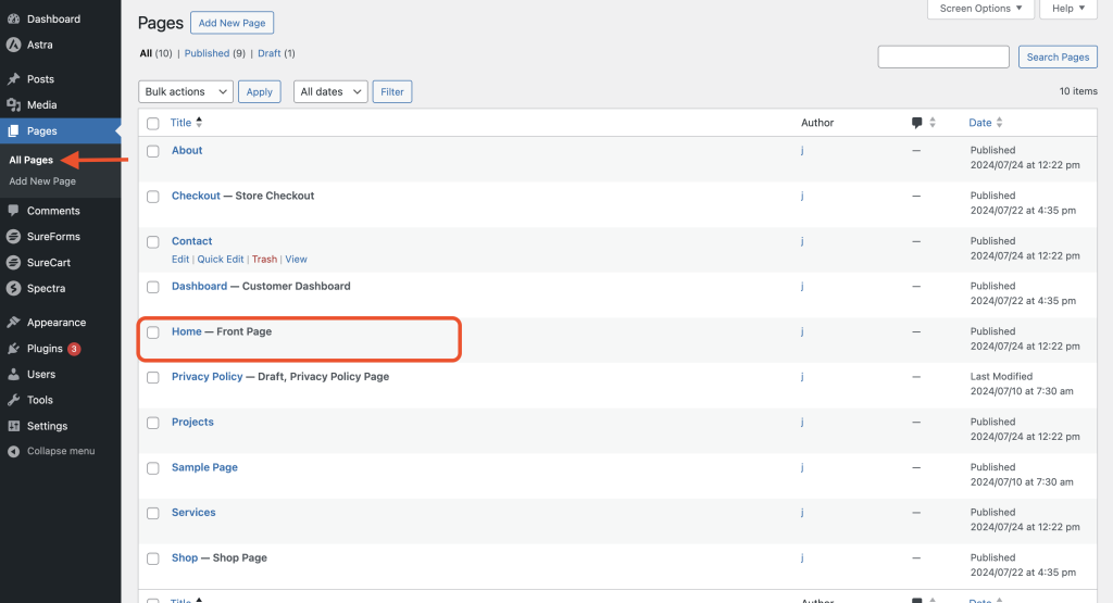 Transparent Header for HFB select any WordPress page or post