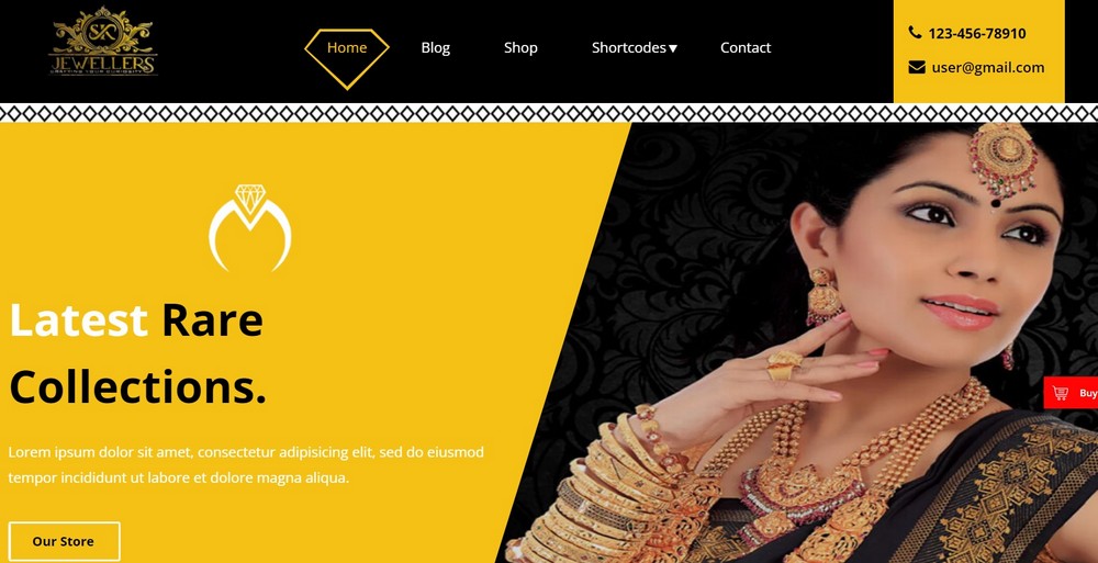 25 Best Jewelry WordPress Themes for Ecommerce Stores jewellery shop premium