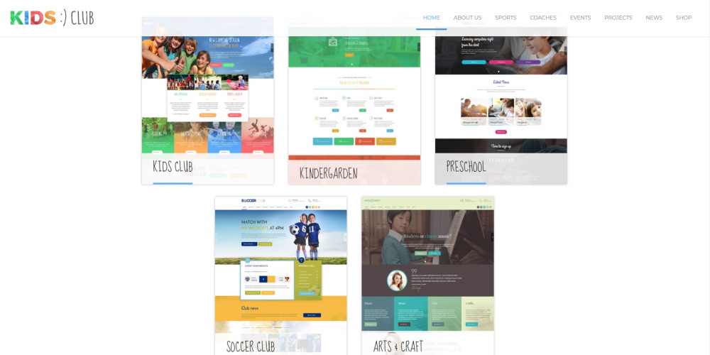 Best Kindergarten WordPress Themes: For Preschools, Nursery and Daycare Services kids club WordPress theme live demo