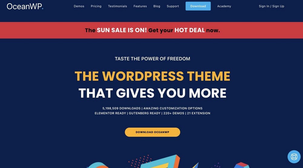 21 Most Customizable WordPress Themes: Hard To Believe Most Are Free Oceanwp WordPress theme