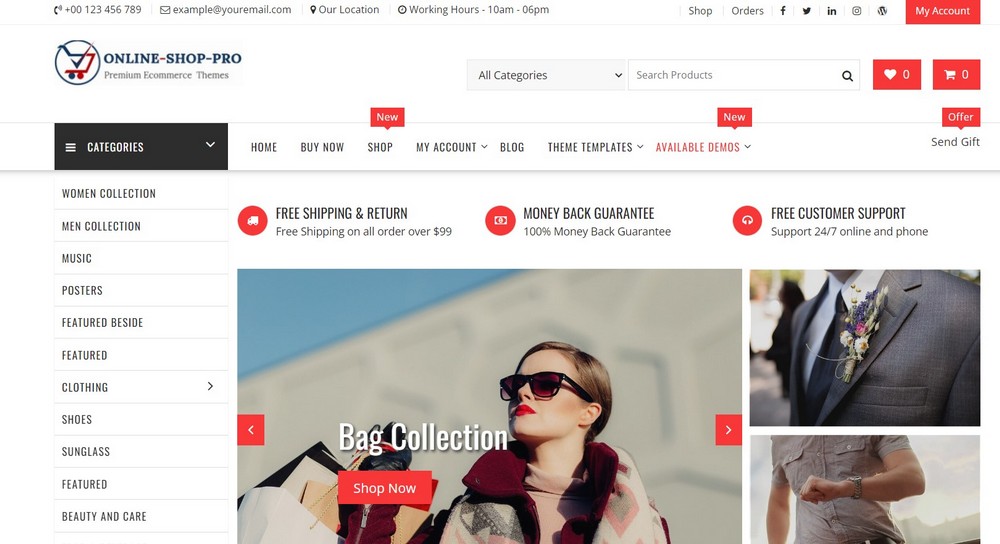 25 Best Jewelry WordPress Themes for Ecommerce Stores online shop pro ecommerce theme