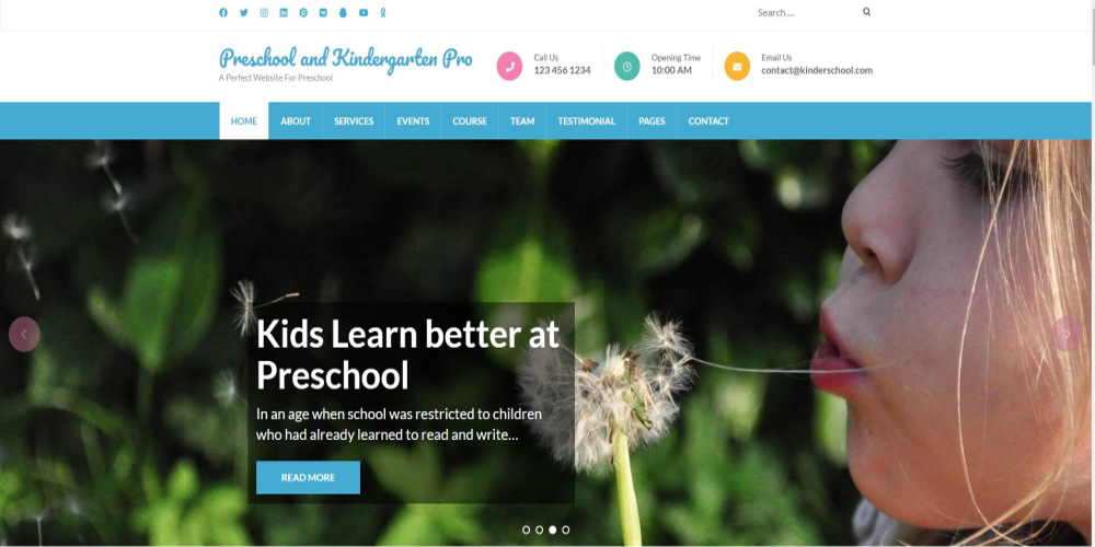 Best Kindergarten WordPress Themes: For Preschools, Nursery and Daycare Services Preschool and Kindergarten theme demo