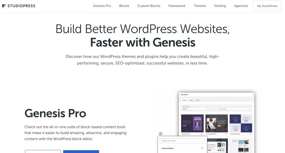 21 Most Customizable WordPress Themes: Hard To Believe Most Are Free Studiopress WordPress theme