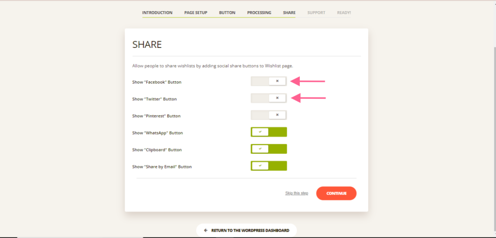 Add a Wishlist button to Your WooCommerce Website wishlist-share