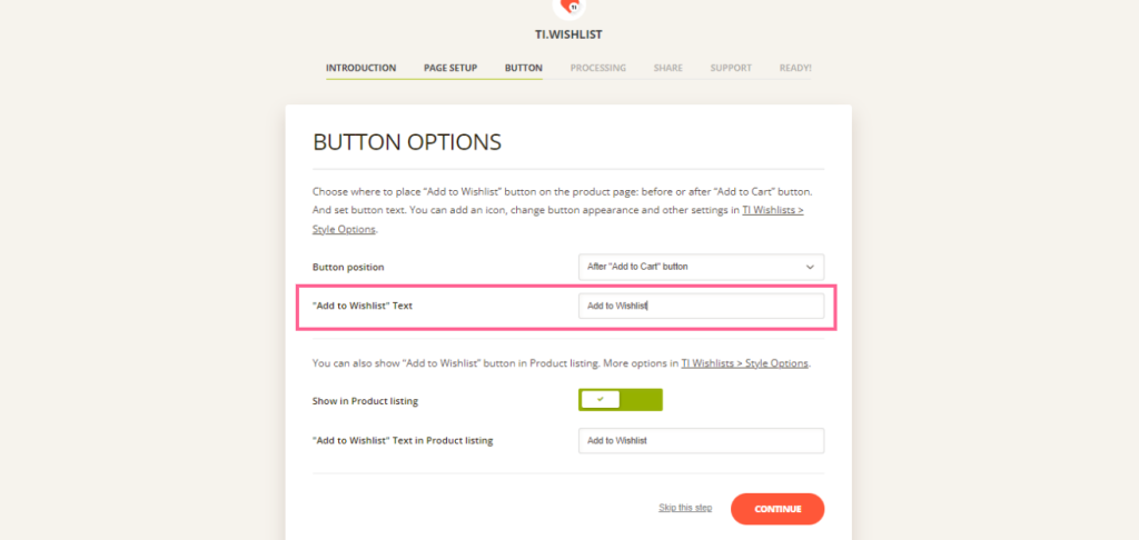Add a Wishlist button to Your WooCommerce Website wishlist-wishlist-text