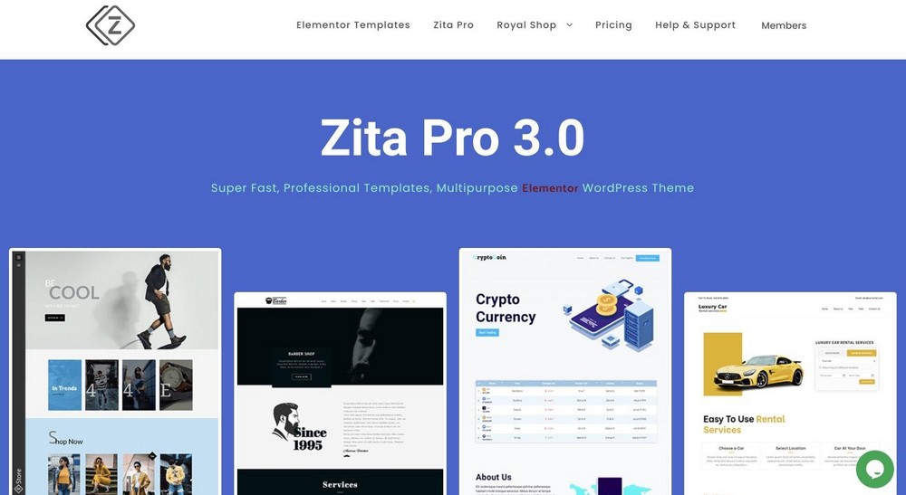 21 Most Customizable WordPress Themes: Hard To Believe Most Are Free Zita WordPress theme
