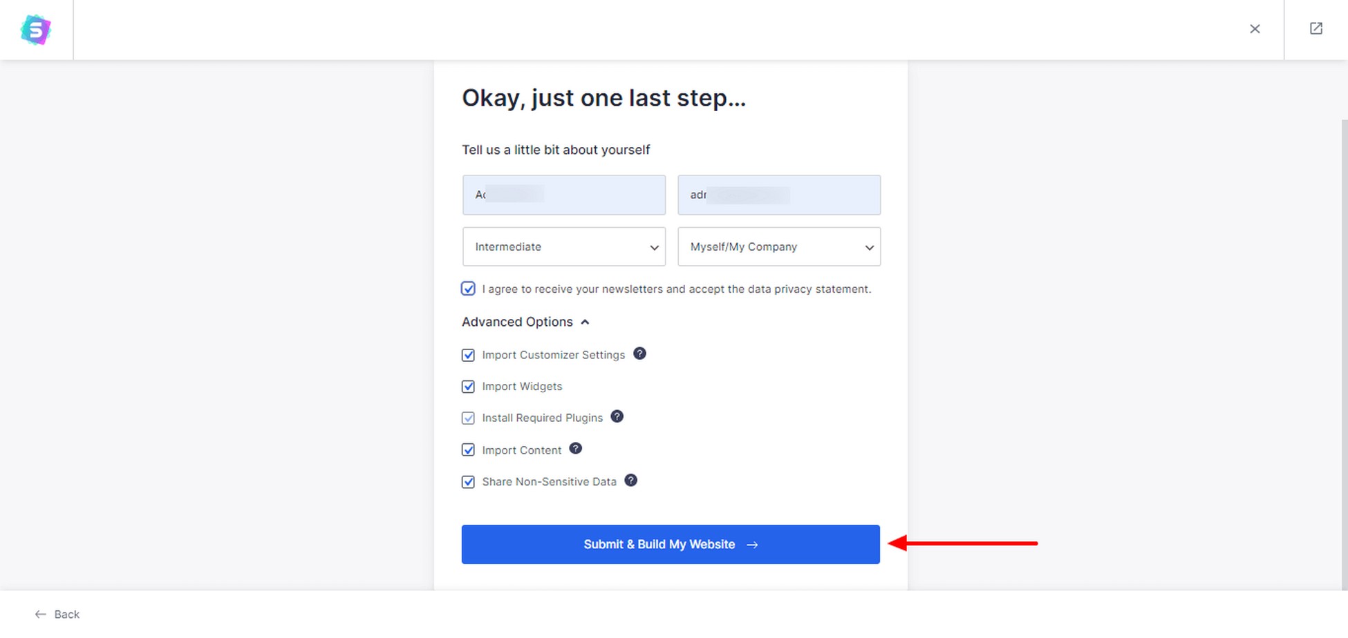 How To Create a Recipe Website in Under an Hour Add personal details to join newsletter
