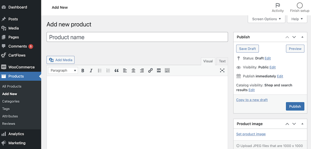 Elementor + WooCommerce: How To Build an Amazing eCommerce Website add products to your WooCommerce store