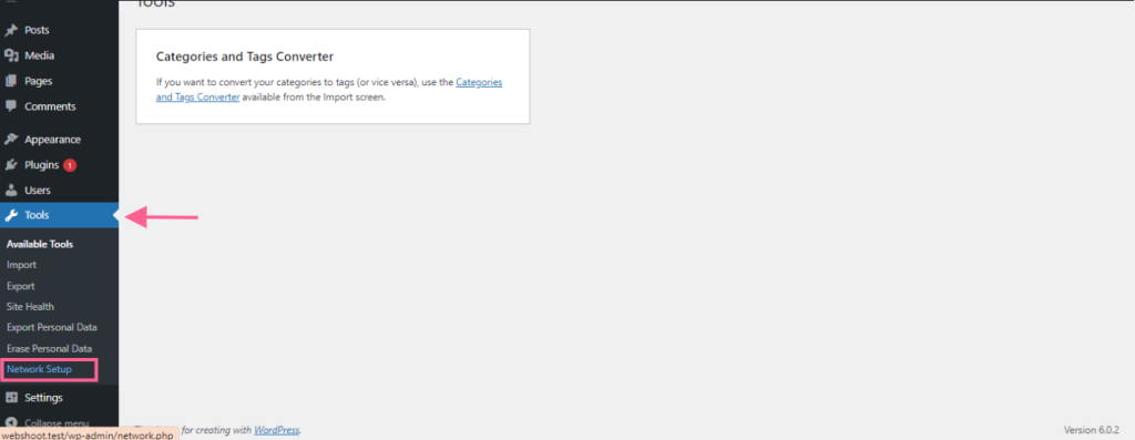 How to Create a Multisite Network and Use Astra Child Theme On It ast-tools-network-setup