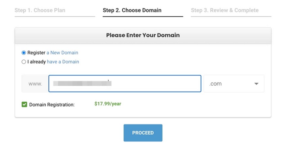 How To Create a Gym / Fitness Website (Step by Step Guide) Choosing a domain name for WordPress website