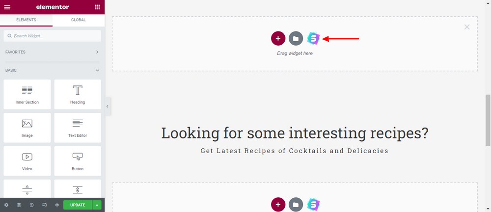 How To Create a Recipe Website in Under an Hour Click Starter Templates icon