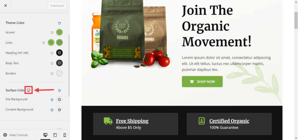 Responsive Editing With the Astra Theme Color1 1024x481