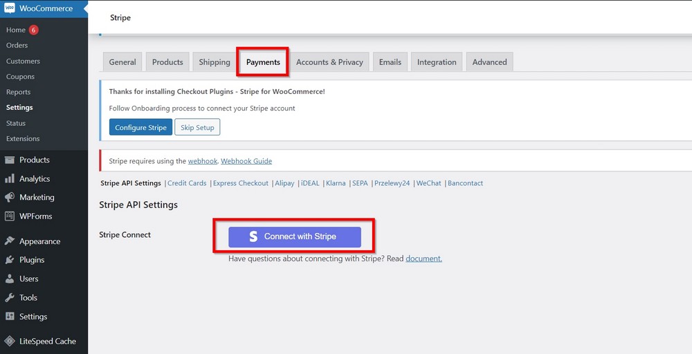 How To Start a Jewelry Business Online (Step by Step Guide) connect with stripe button