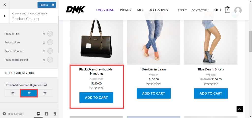 Structuring Shop WooCommerce Page Content Alignment 1024x481