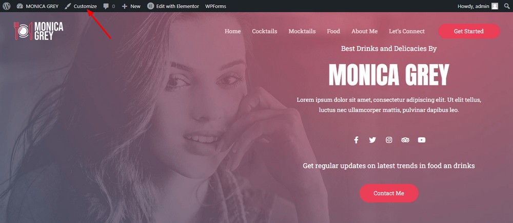 How To Create a Recipe Website in Under an Hour Customize website