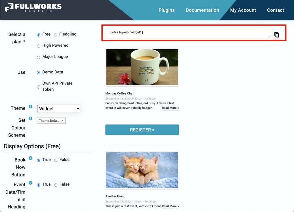 How To Build a Church Website With WordPress Using Free Tools Display Eventbrite events shortcode