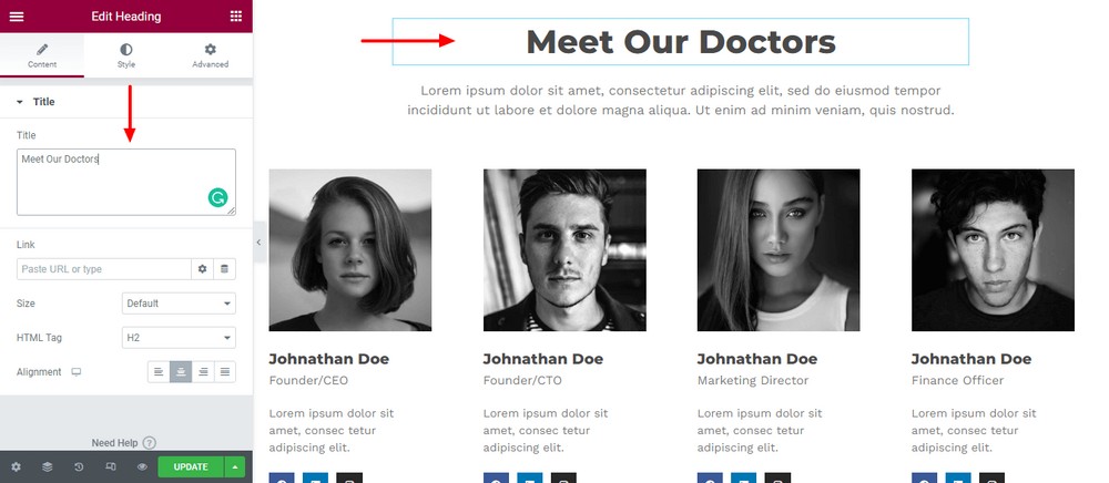 How To Create a Dental Website for Clinics and Dentists Edit the heading