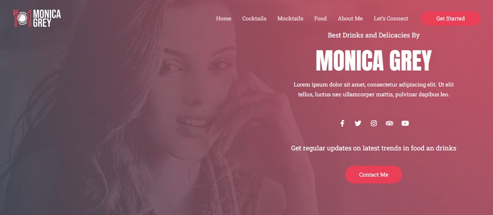 How To Create a Recipe Website in Under an Hour Food and drinks blog website template